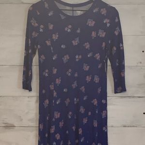 NWT Girl XL Royal blue dress with flowers